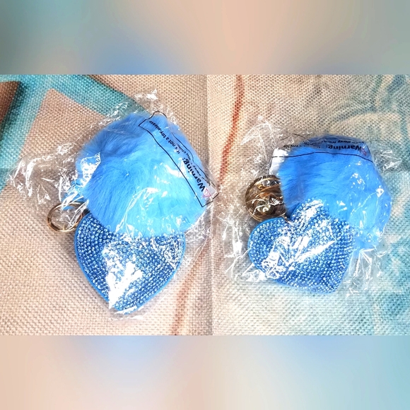 Heart Bag Charm Keychain NIP - Picture 3 of 8